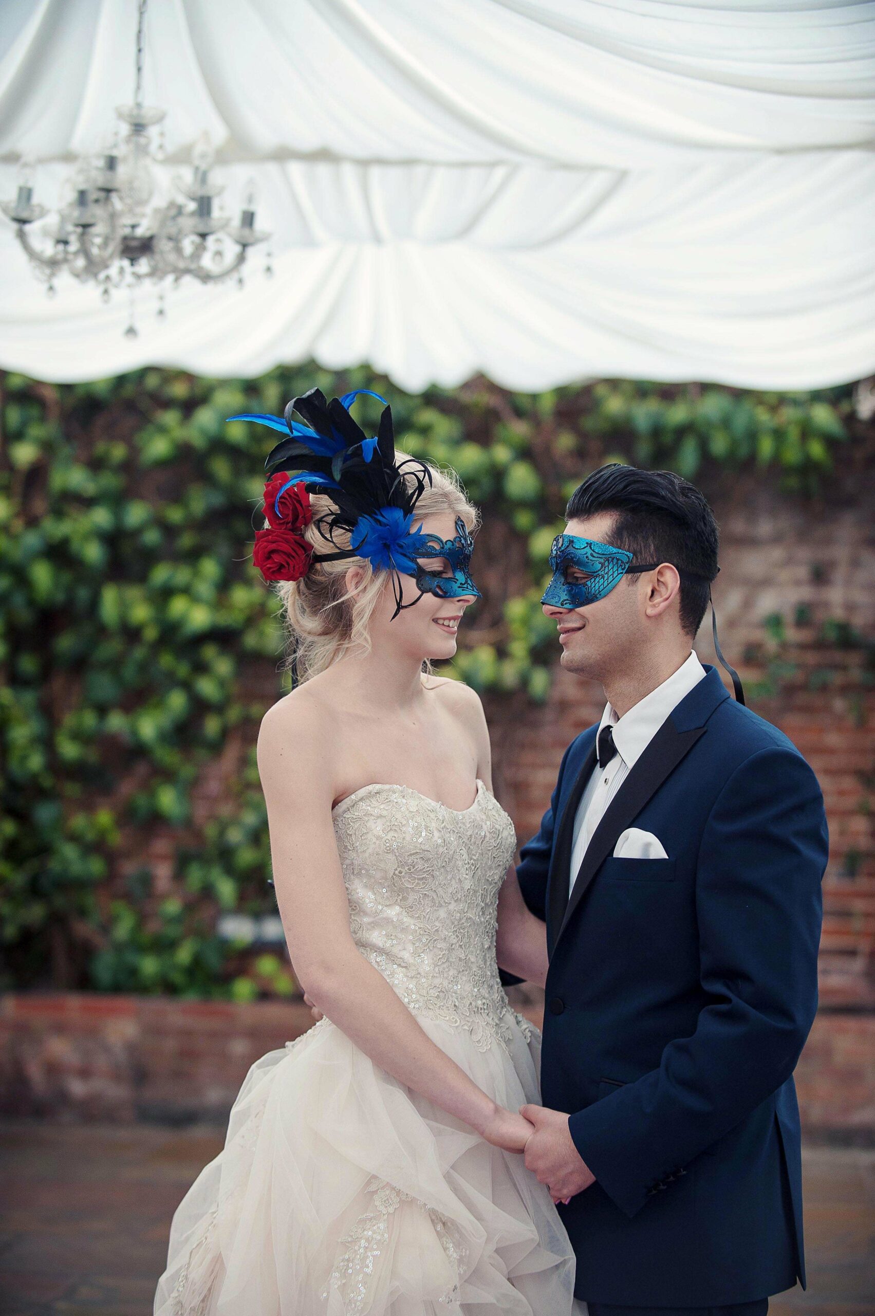 Magnificent masquerade wedding - Just Posh Masks